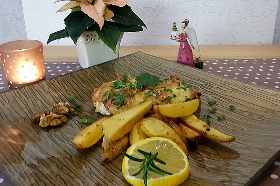 Zitronenkartoffeln aus dem Backofen