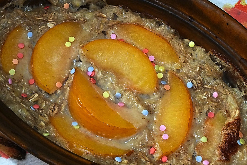 Baked Oatmeal mit Banane