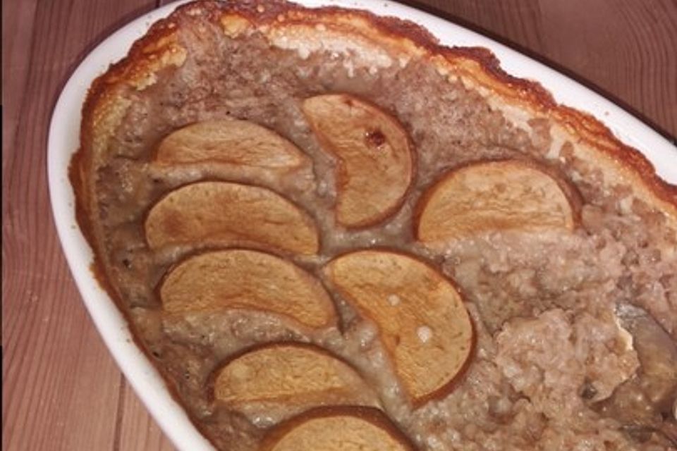 Baked Oatmeal mit Banane