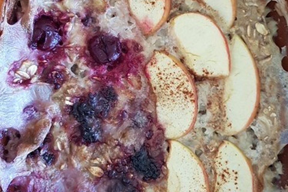 Baked Oatmeal mit Banane