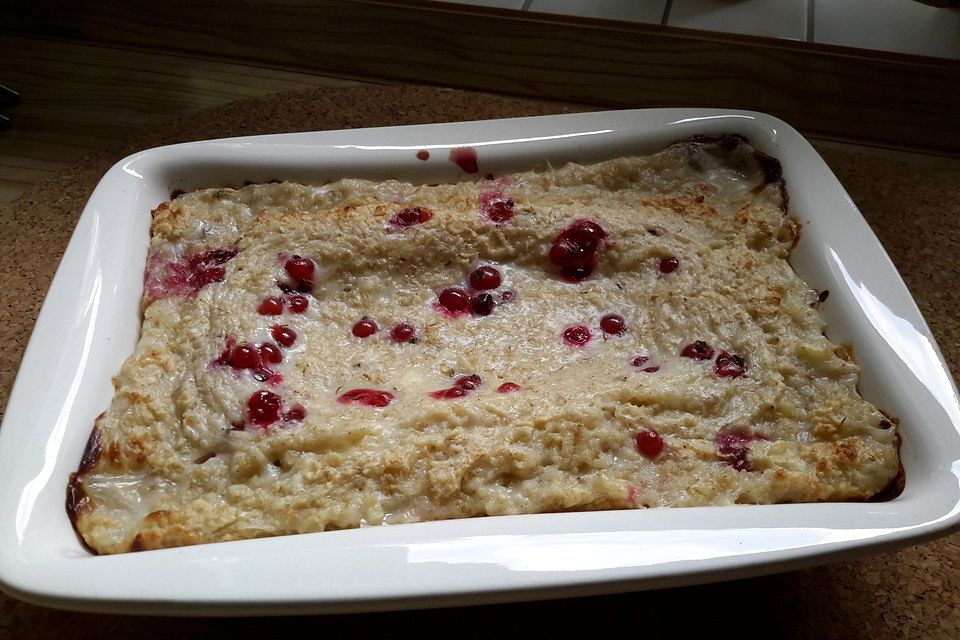 Baked Oatmeal mit Banane