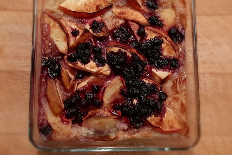 Baked Oatmeal mit Banane