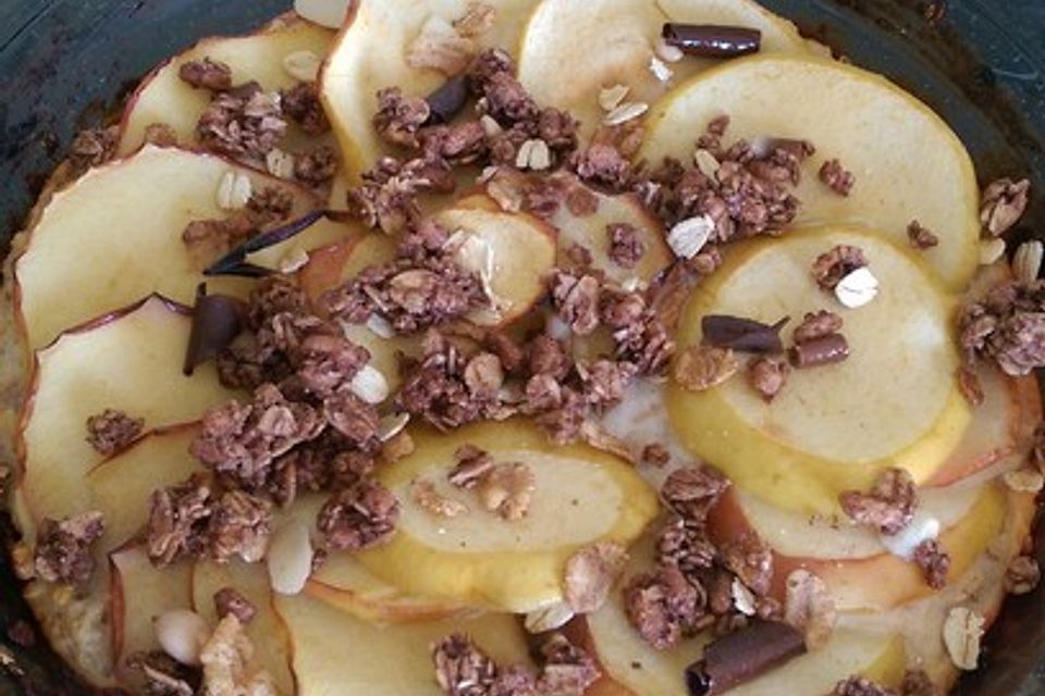 Baked Oatmeal mit Banane