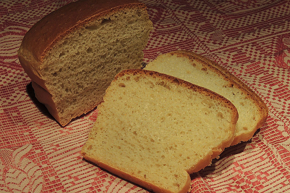 Toastbrot, selbst gebacken