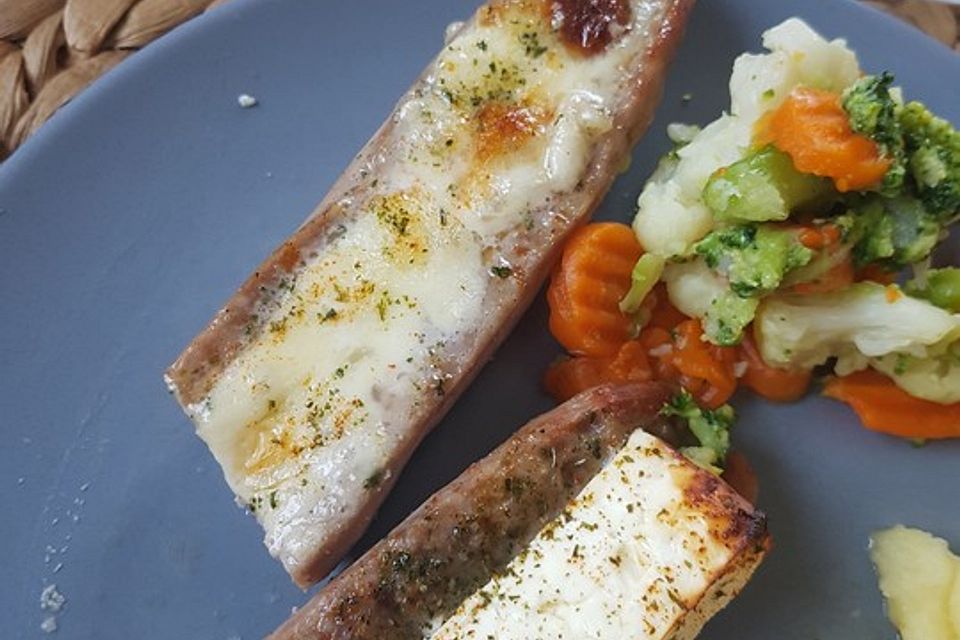 Feta im Bratwurstbett