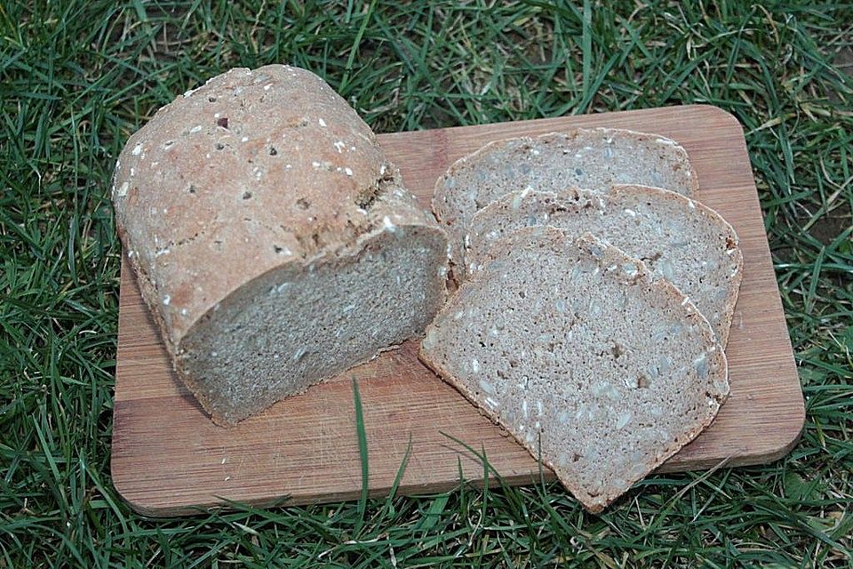 Roggen-Haferflocken-Brot