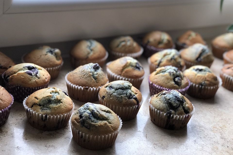 Grandma's Blaubeermuffins