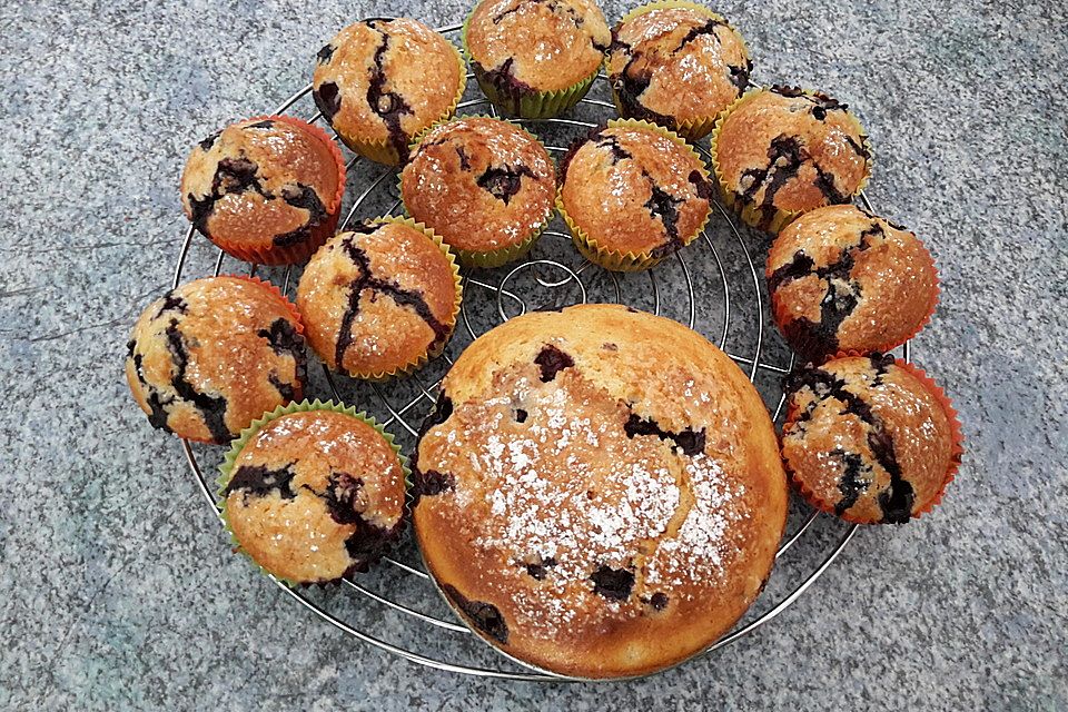 Grandma's Blaubeermuffins