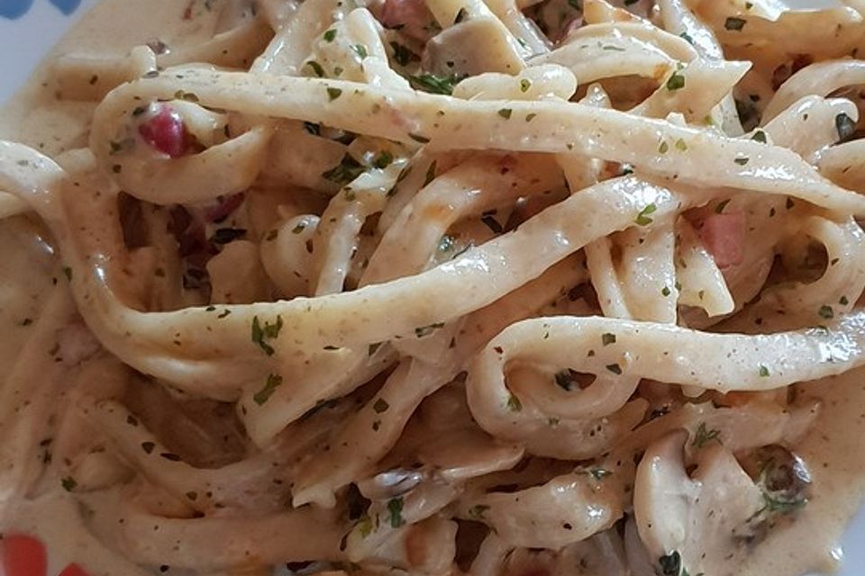 Pastasauce mit Kräuterschmelzkäse