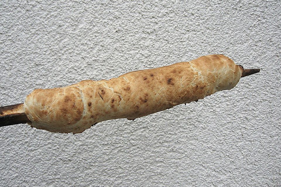 Stockbrot, pikant