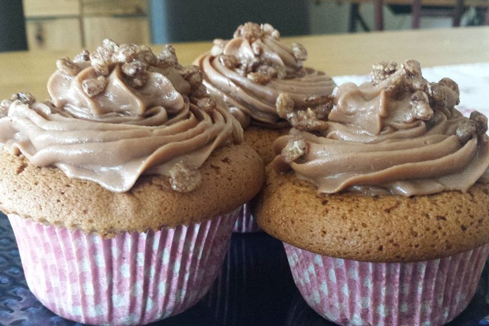 Cupcakes mit Nutella-Füllung