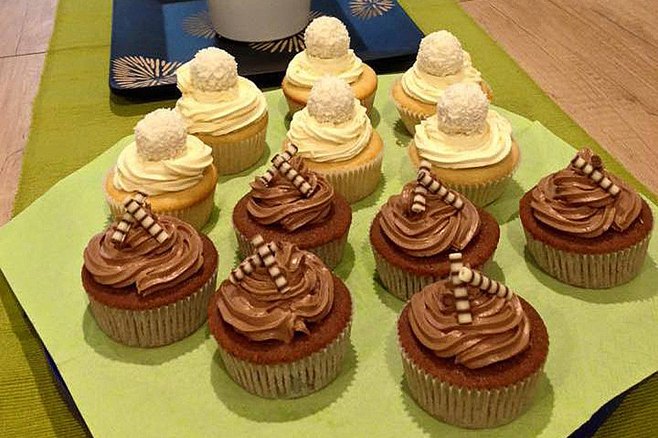 Cupcakes mit Nutella-Füllung