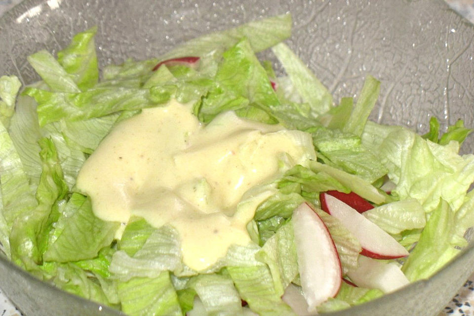 Joghurt-Honig-Senf-Salatsoße