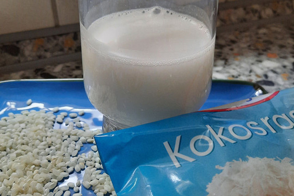 Kokos-Reis-Milch