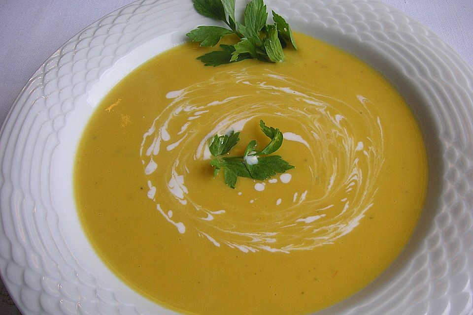 Kürbis-Kokos-Limetten-Suppe