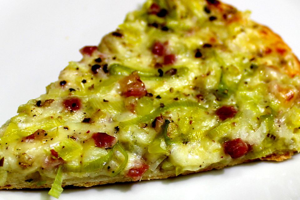 Lauchflammkuchen