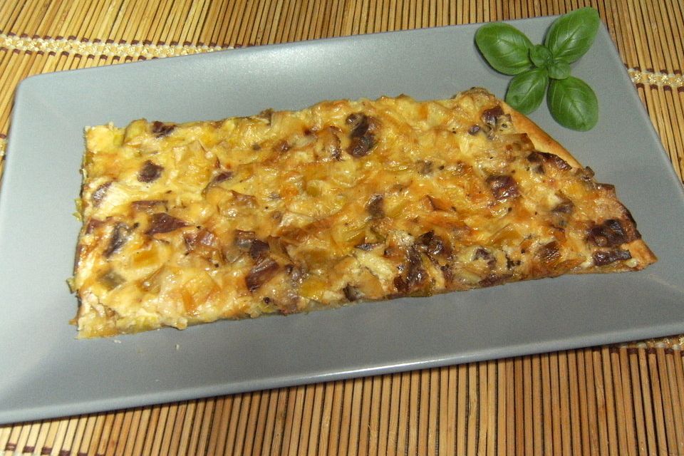 Lauchflammkuchen