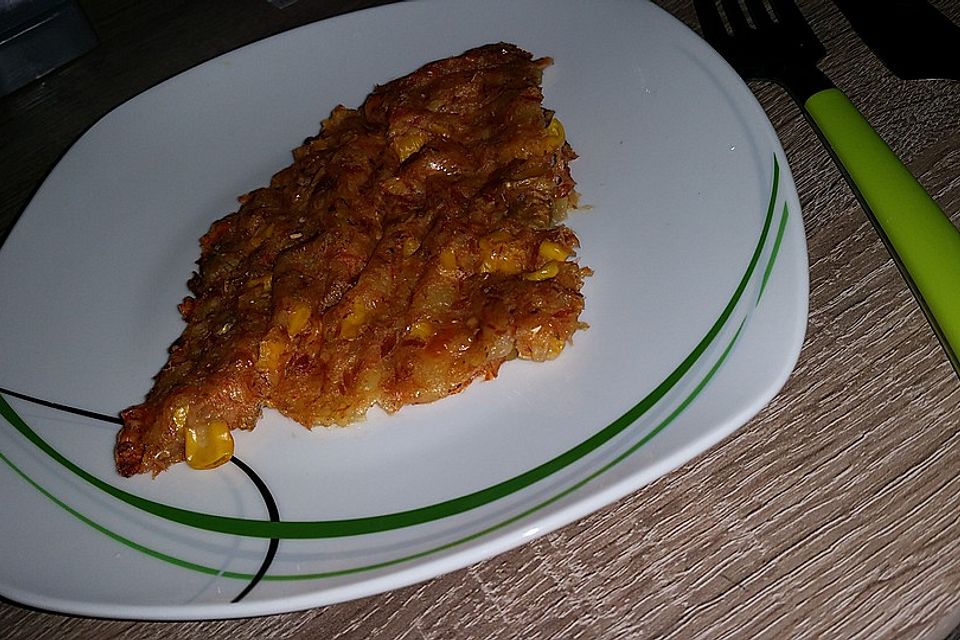 Kalorienarme Kartoffelpizza