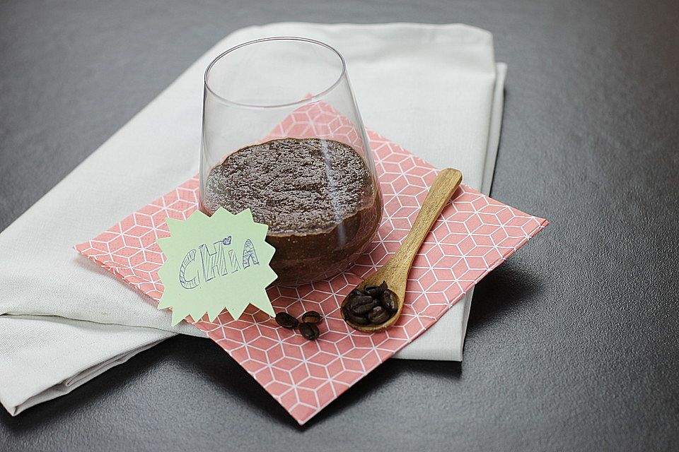 LowCarb Chia Schocoffee Pudding