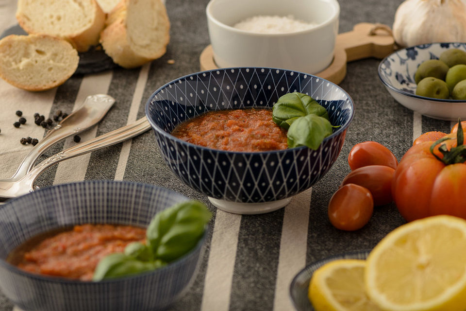 Gazpacho con limón