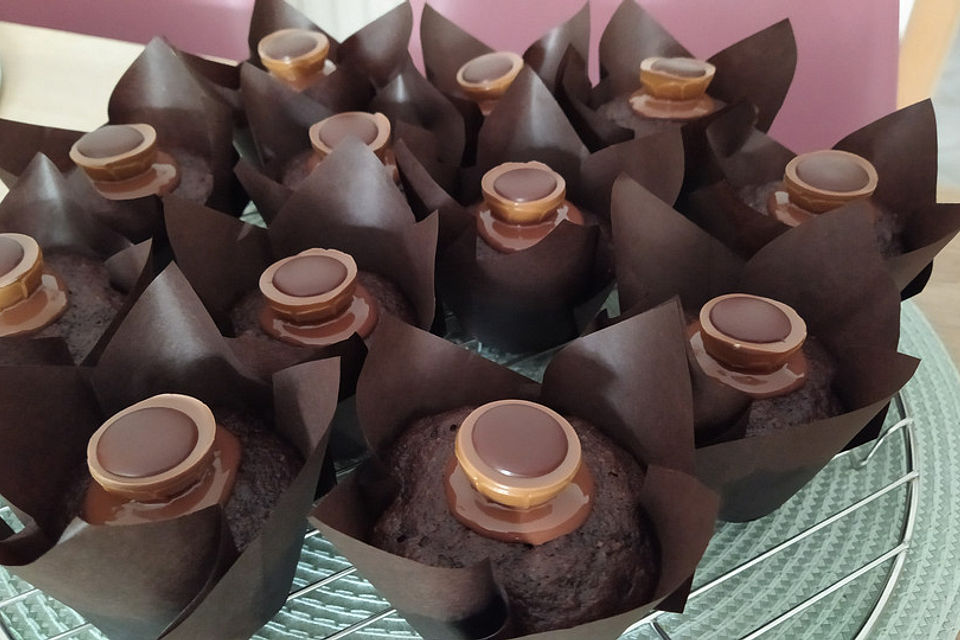 Schokoladige Toffifee-Muffins