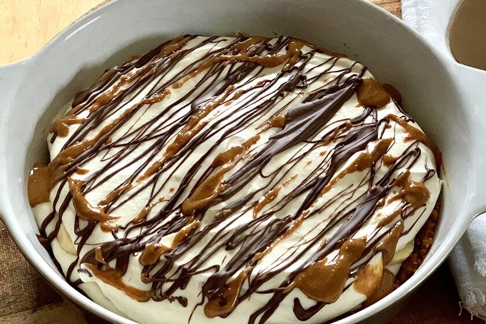 Banoffee-Kuchen - ohne Backen