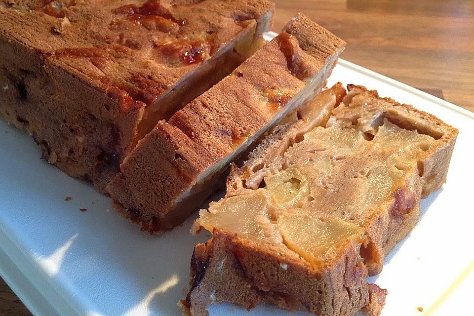 Bienes süßes Apfelkuchen-Brot