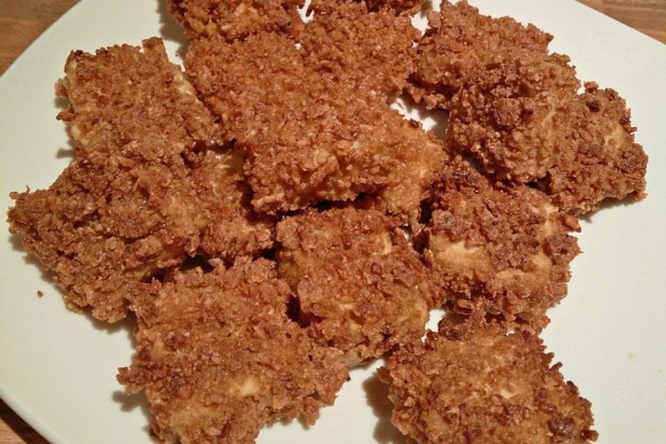 Vegane Tofu-Knuspernuggets