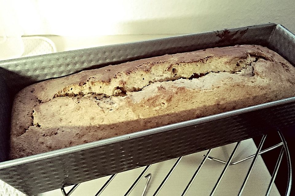 Vollkorn-Bananenbrot mit Protein