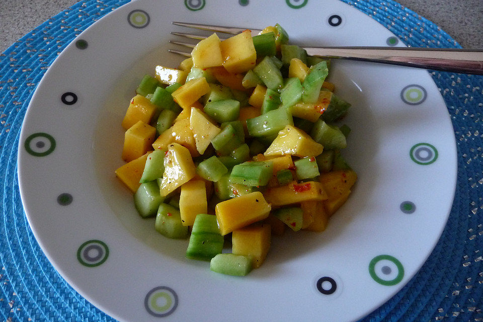 Mango-Gurken-Salat