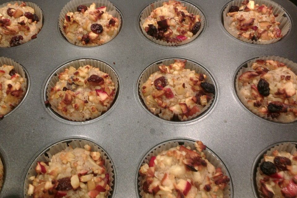 Bratapfel-Muffins