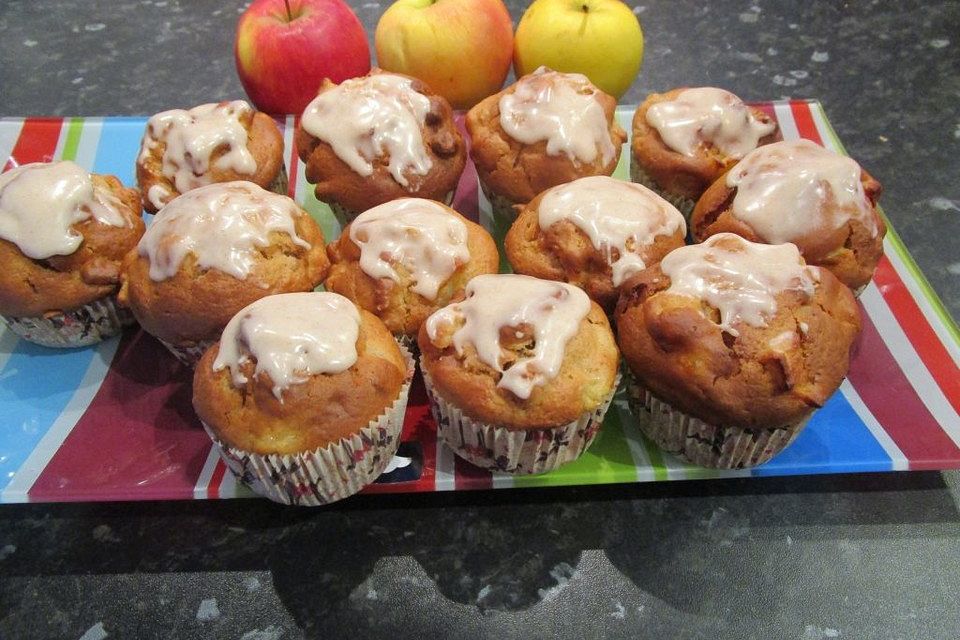 Bratapfel-Muffins