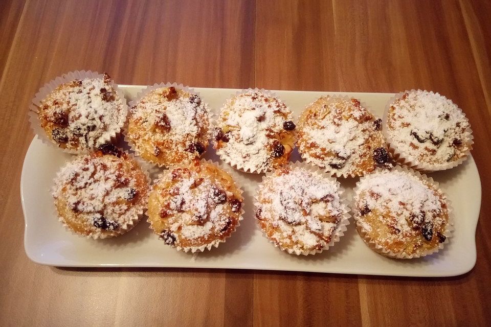 Bratapfel-Muffins