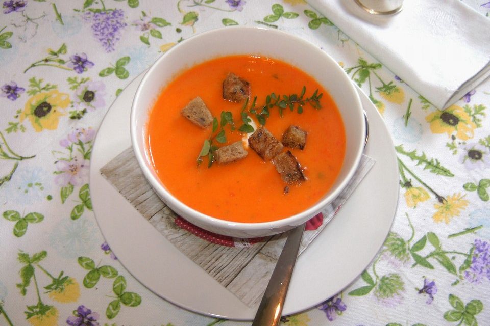 Paprikagemüsesuppe