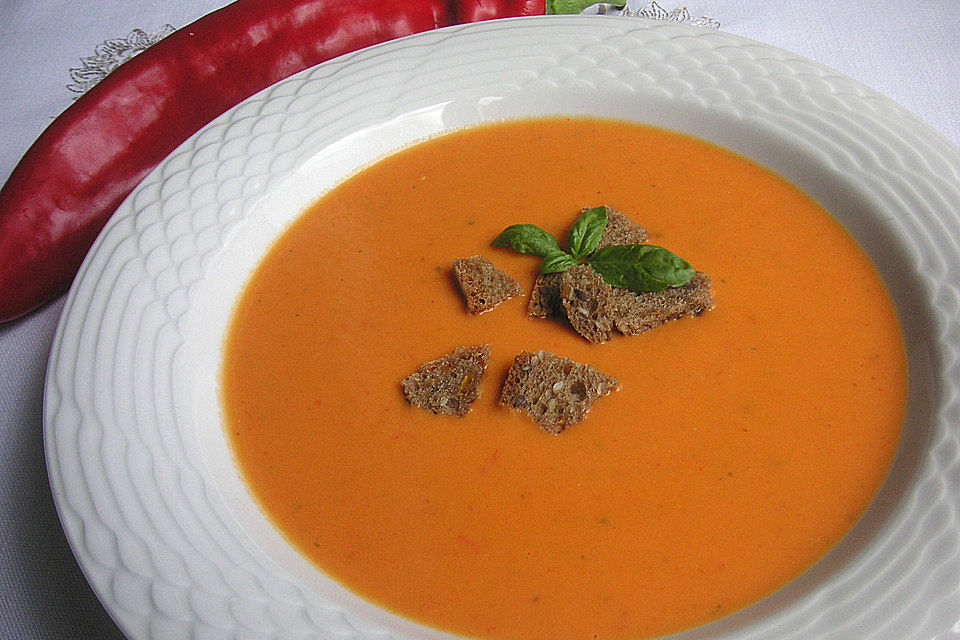 Paprikagemüsesuppe