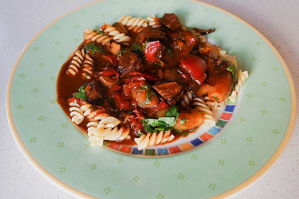 Gulasch à la bourguignonne