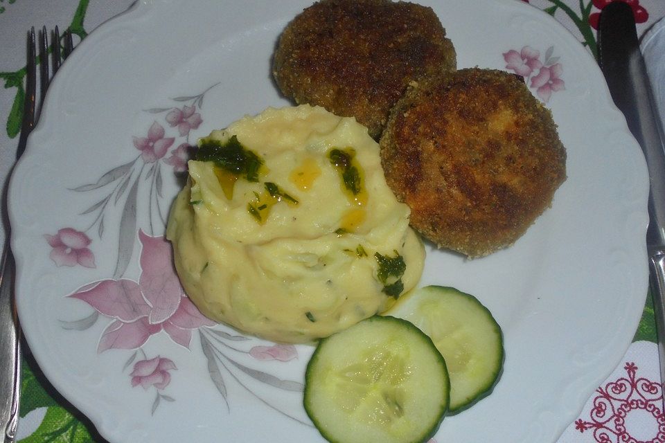 Salatgurken-Kartoffelpüree