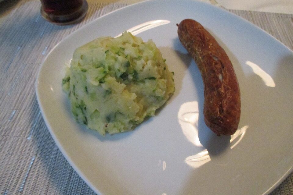 Salatgurken-Kartoffelpüree