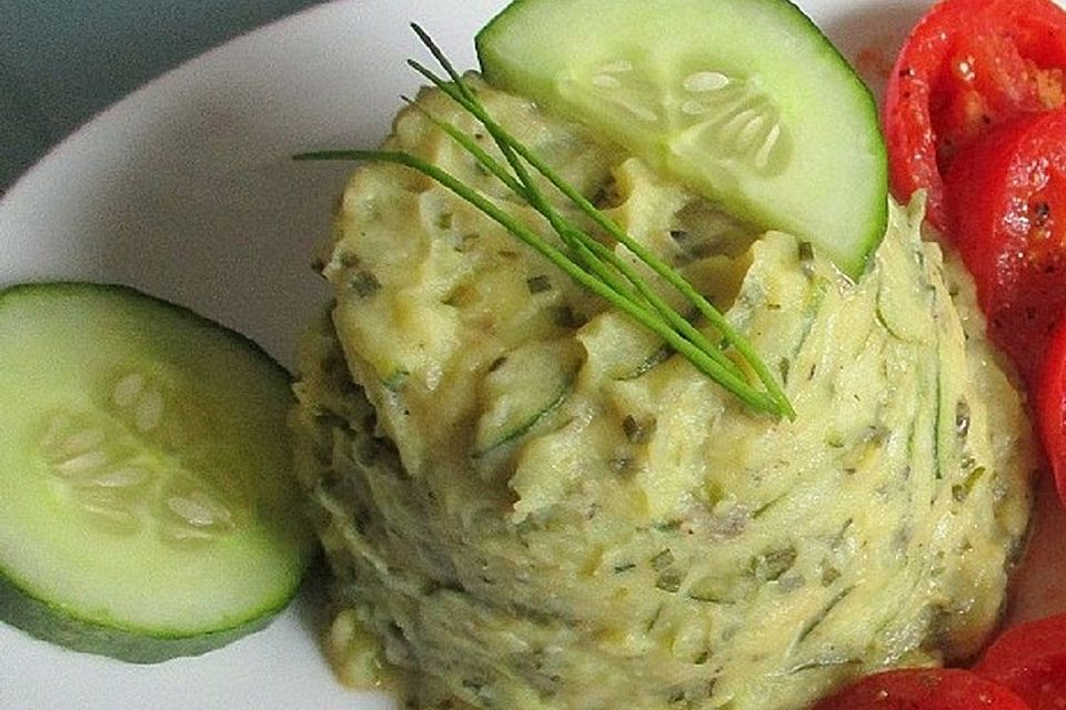 Salatgurken-Kartoffelpüree