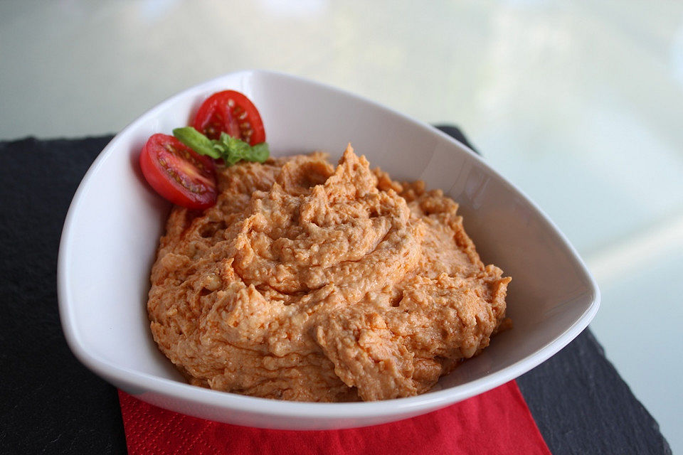 Hummus Tomate blitzschnell