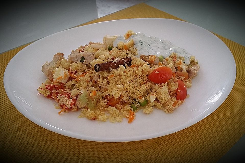 Marokkanischer Couscous-Auflauf