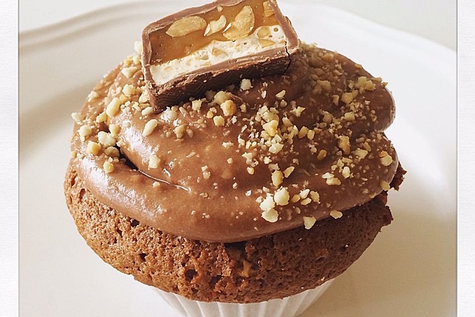 Snickers-Cupcakes