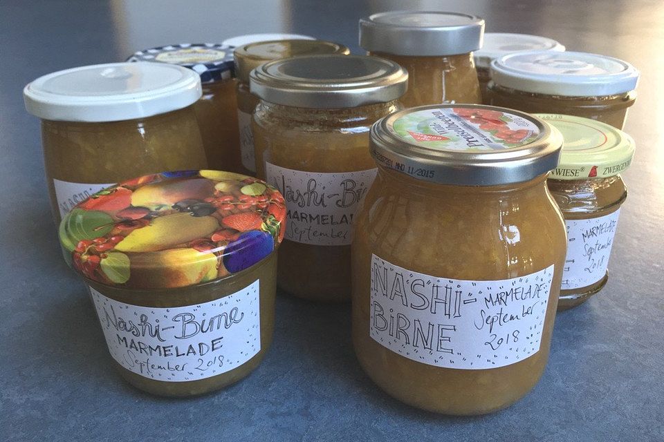 Nashi-Birnen-Marmelade