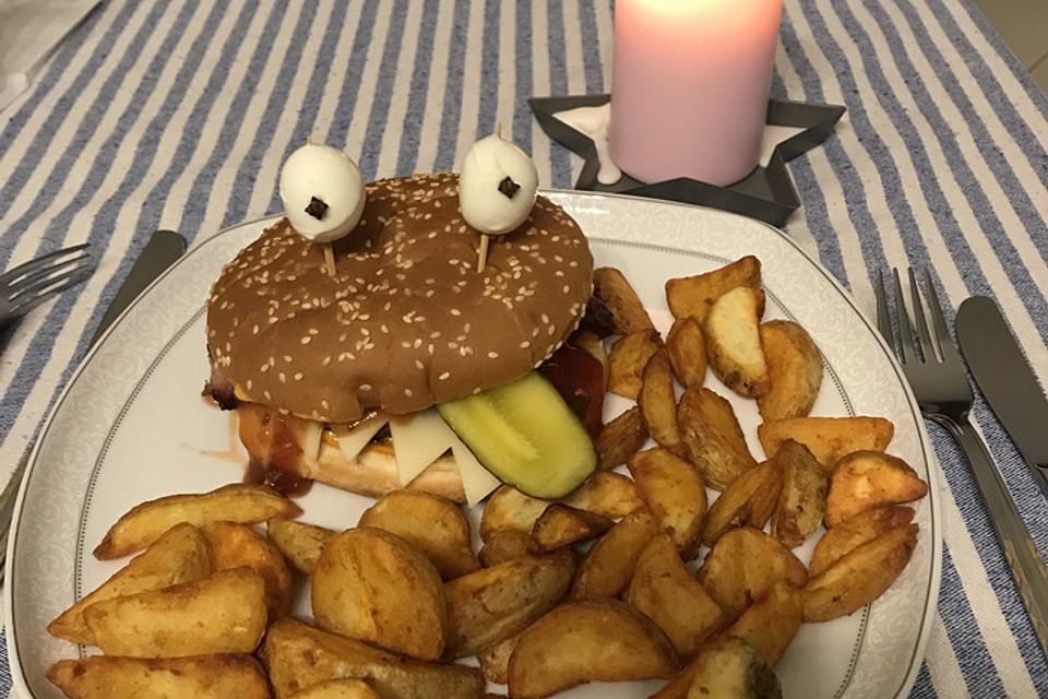 Halloween Grusel-Burger