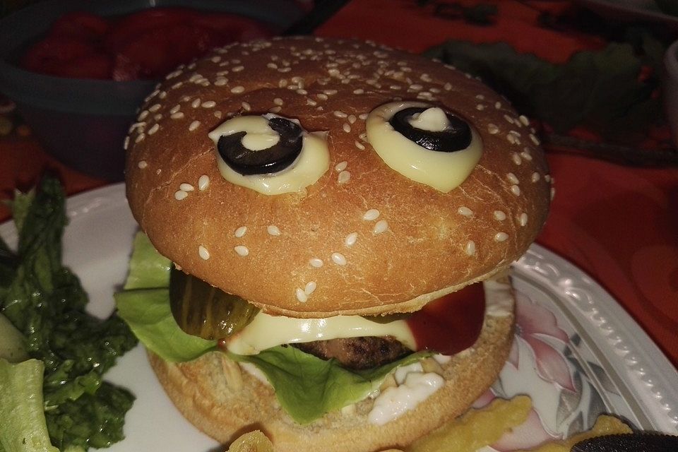 Halloween Grusel-Burger