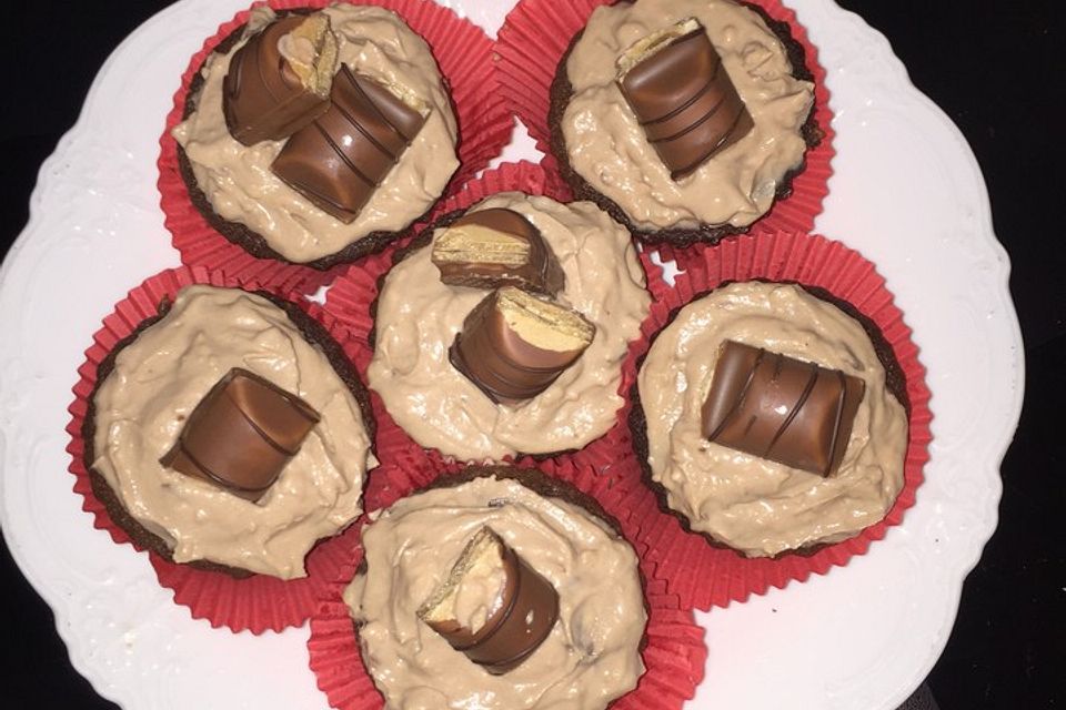 Kinder Bueno-Cupcakes