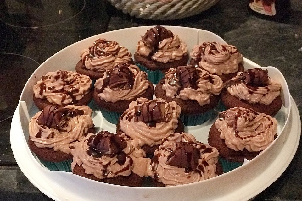 Kinder Bueno-Cupcakes