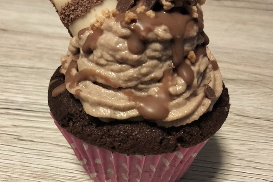 Kinder Bueno-Cupcakes