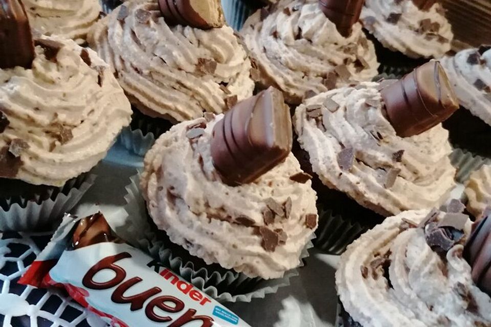 Kinder Bueno-Cupcakes