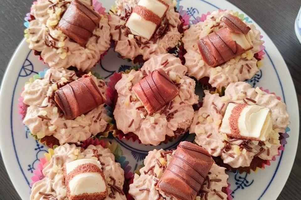 Kinder Bueno-Cupcakes